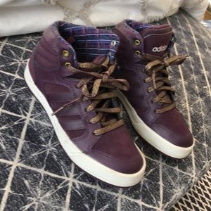 Adidas women’s high top sneakers - size 7